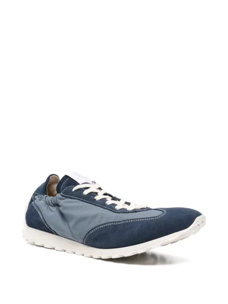 Sneakerși Eleventy din piele de căprioară albastru