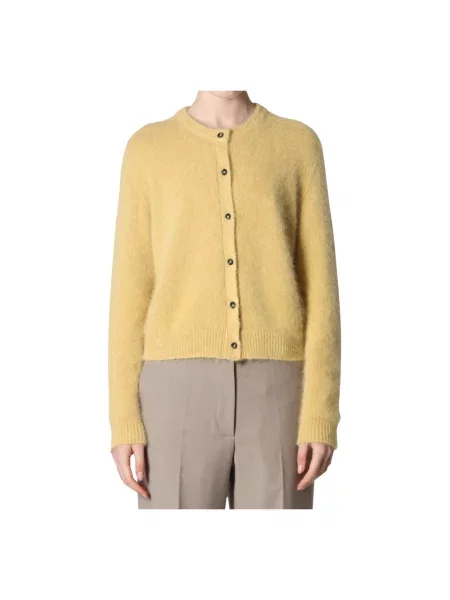 Sweter Roberto Collina żółty