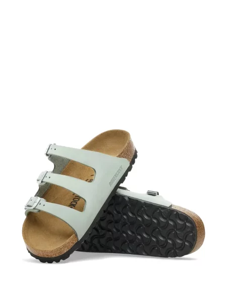 Sandale Birkenstock cu cataramă verde
