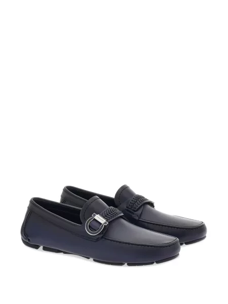 Pantofi loafer Ferragamo din piele albastru