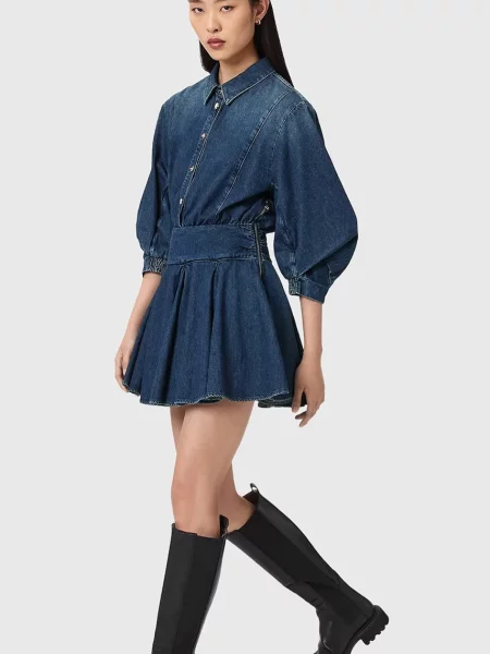 Джинсовое платье Allsaints клеш