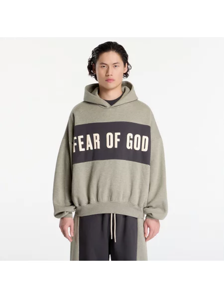 Decupat hanorac cu glugă Fear Of God Essentials gri