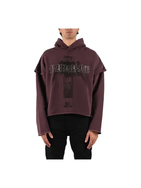 Bluza z kapturem Purple Brand fioletowa