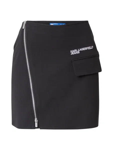 Karl Lagerfeld Jeans Fustă negru