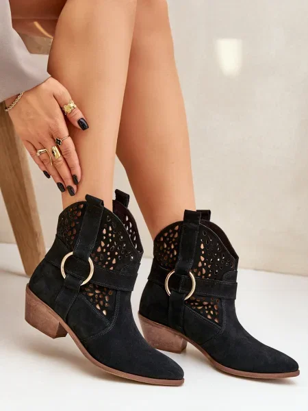 Ботуши Zazoo черно