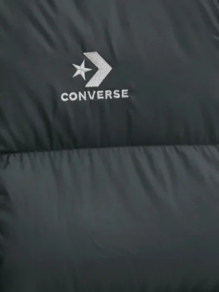 Кожени маратонки Converse Chuck 70 с клин ток сиво