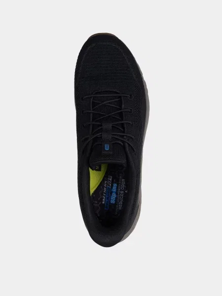 Кожаные кроссовки Skechers черные