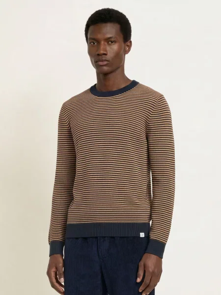 Nowadays Sweter blau beżowy