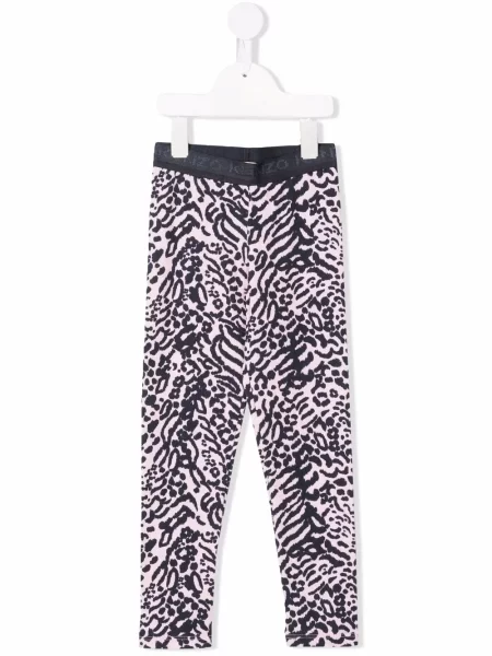 Legginsy dziecięce Kenzo różowe