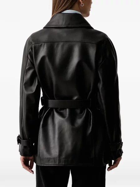 Geanta de piele Trussardi negru