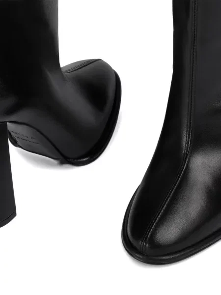 Botine Le Silla din piele negru