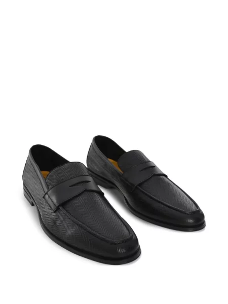 Pantofi loafer Doucal's din piele negru