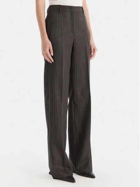 Marella Pantaloni palazzo Renoir Wide Leg maro