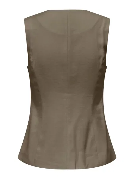 Vestă de costum Only fără mâneci gri