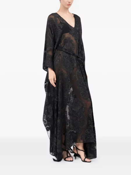 Top Roberto Cavalli s V-izrezom crna
