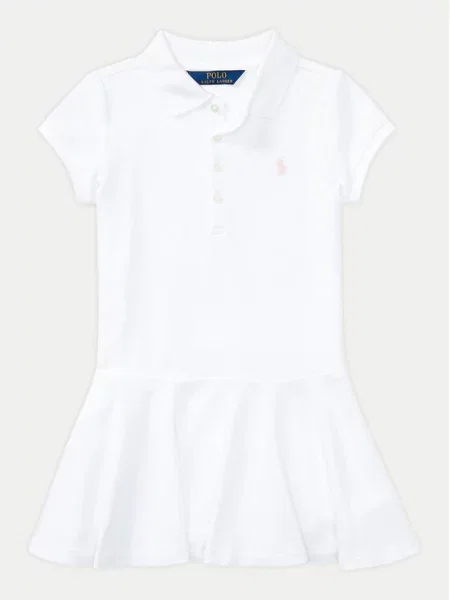Každodenní šaty Polo Ralph Lauren bílé
