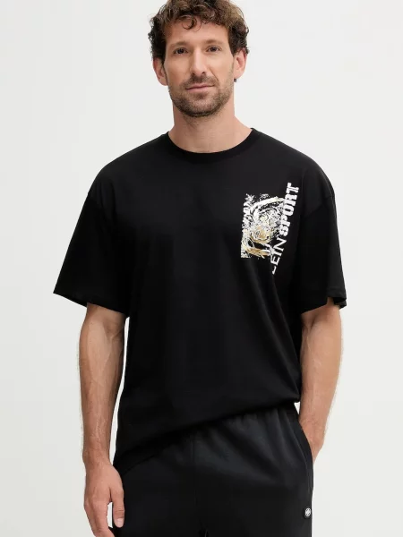 Plein Sport Póló FAEC Loose Fit fekete