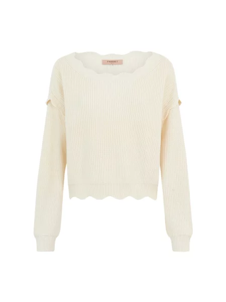 Sweter Twinset biały