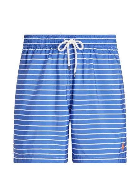 Tricou polo Polo Ralph Lauren cu glugă cu blană cu broderie roșu