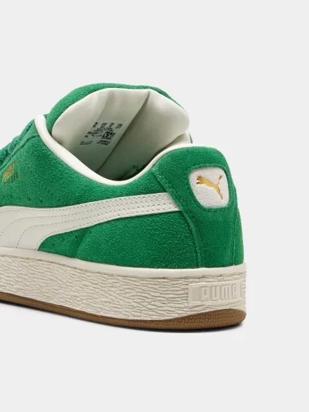 Замшевые кеды Puma зеленые