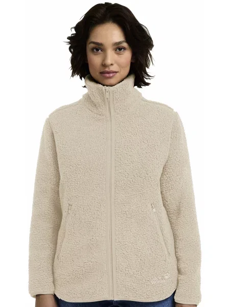 Флісова кофта Jack Wolfskin бежевий