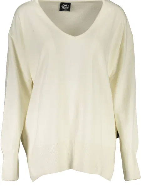 Top North Sails din jerseu alb