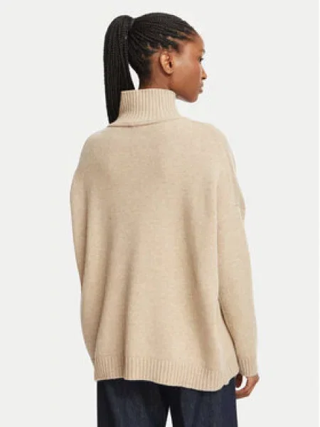 Weekend MaxMara Gyapjú garbó Borgia | Oversize fit bézs