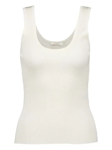 Podkoszulka Zimmermann prążkowana biała