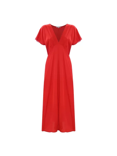 Długa sukienka maxi Kocca elegancka czerwona