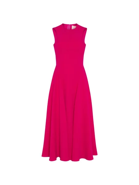 Rochie midi Roksanda evazată roz