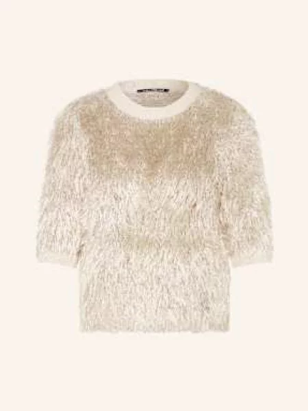 Krótki sweter Luisa Cerano wełniany beżowy