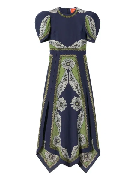 Rochie La Doublej de costum albastru