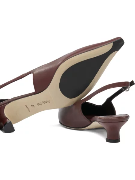 Pantofi cu toc Aeyde slingback roșu
