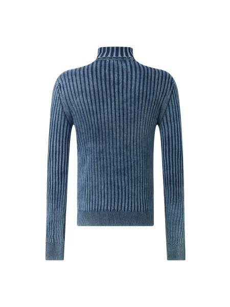 Sweter z golfem Diesel do golfa niebieski