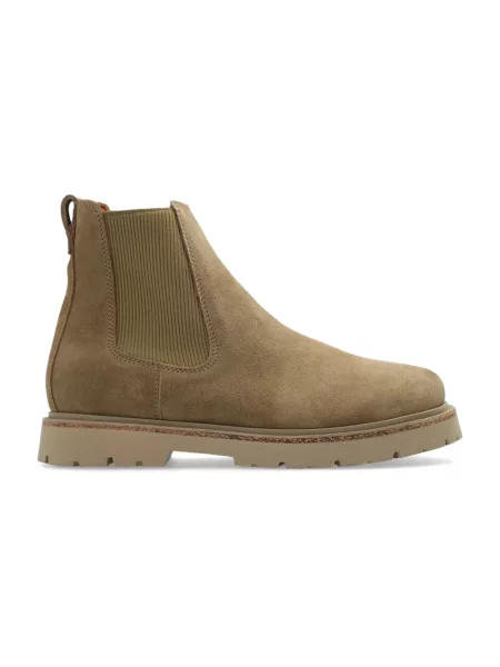 Sztyblety Birkenstock zamszowe wsuwane beżowe