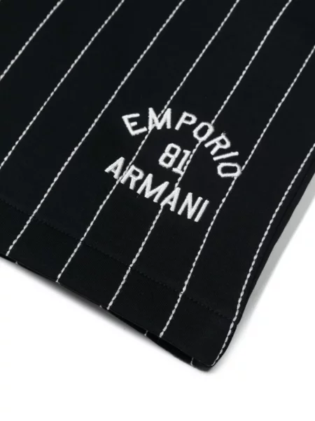 Szorty dziecięce Emporio Armani niebieskie