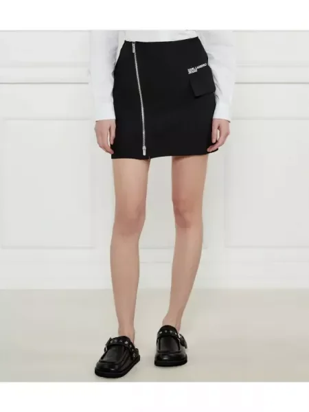 Karl Lagerfeld Jeans Fustă negru