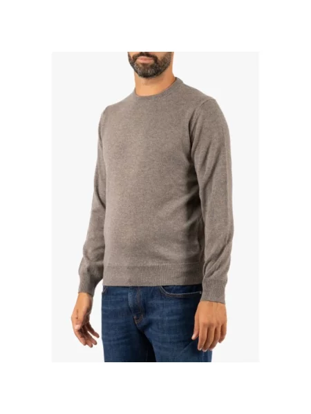 Sweter Filippo De Laurentiis z kaszmiru beżowy