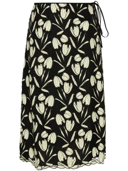 Spódnica midi Paul Smith koronkowa