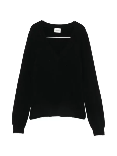 Pulover Closed cu decolteu în V negru