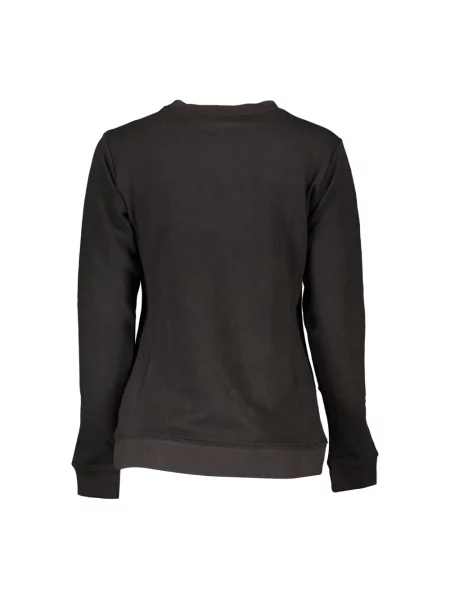 Bluza nierozpinana Cavalli Class z długim rękawem czarna