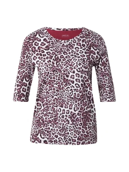 Marc Cain Tricou maro amestecat / negru alb