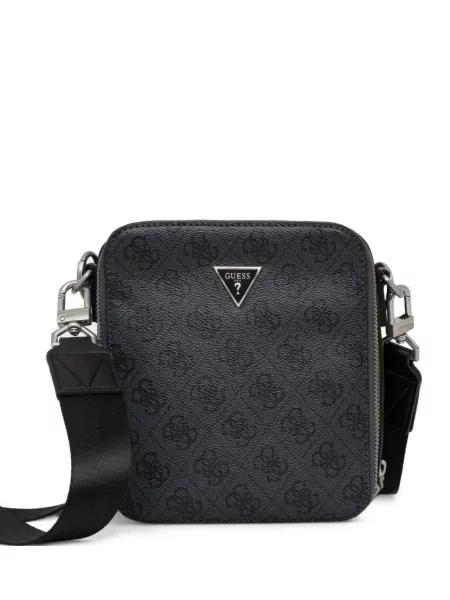 Crossbody táska Guess nyomtatás szürke