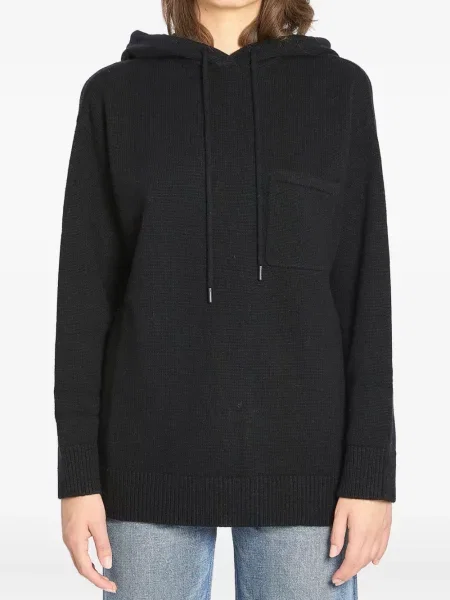 Hanorac cu glugă Max Mara negru