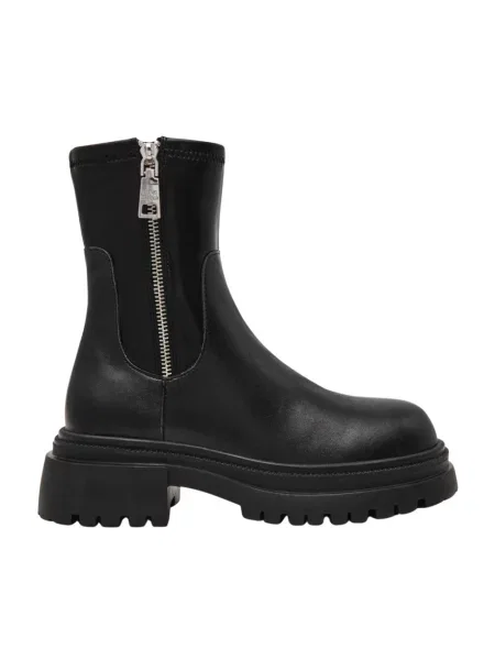 Buty do kostki Steve Madden skórzane czarne