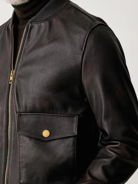 Кожаная куртка Michael Kors