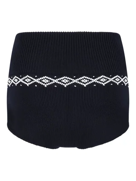 Pantaloni scurți Magda Butrym cu imagine cu imprimeu geometric albastru