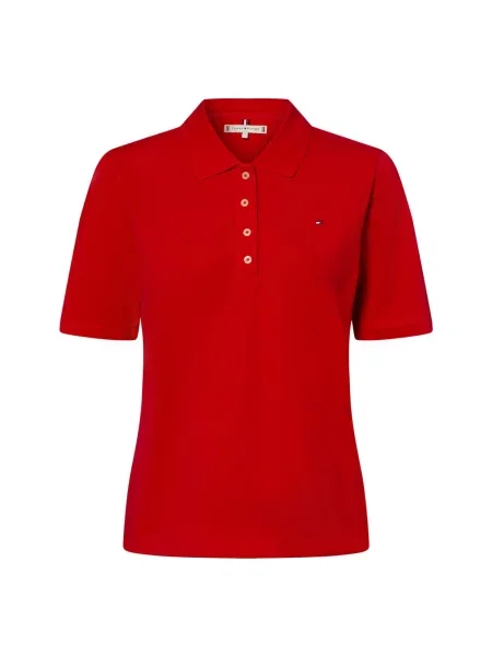 Tommy Hilfiger koszulka polo Kobiety jednolity M czerwony