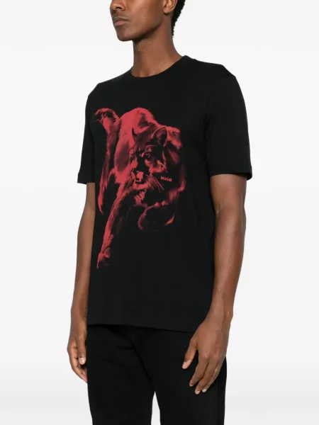Tricou Hugo cu imagine negru