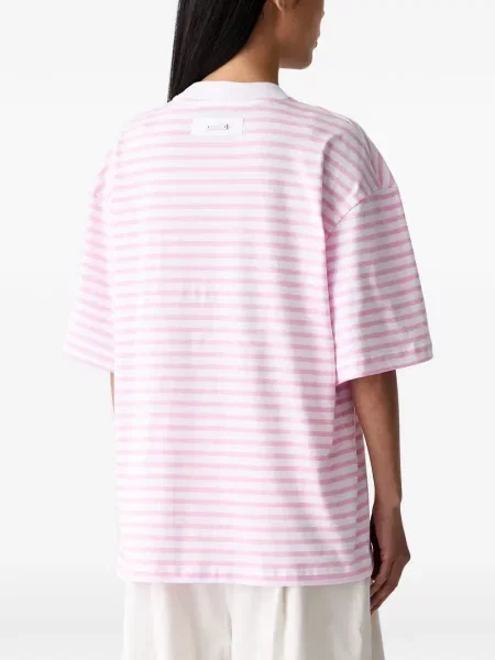 Tricou Iceberg cu broderie roz